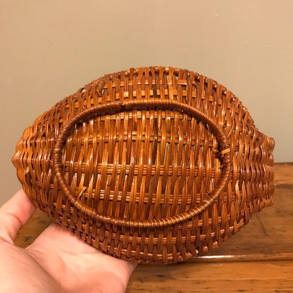 Vintage wicker/rattan set of nesting duck baskets - Picture 12 of 16